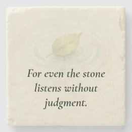 Echoes & Offerings | “For Even the Stone Listens Coaster
