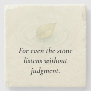Echoes & Offerings “For Even the Stone Listens Coaster