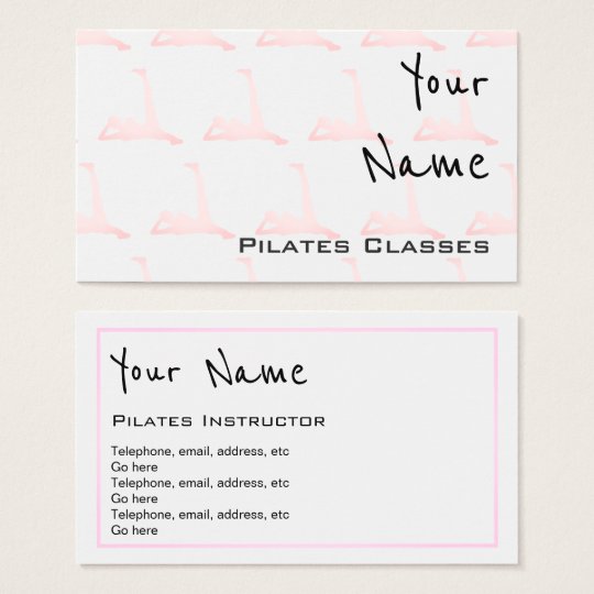 "Echoes" Pilates Business Cards