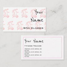 "Echoes" Spin Classes Business Cards