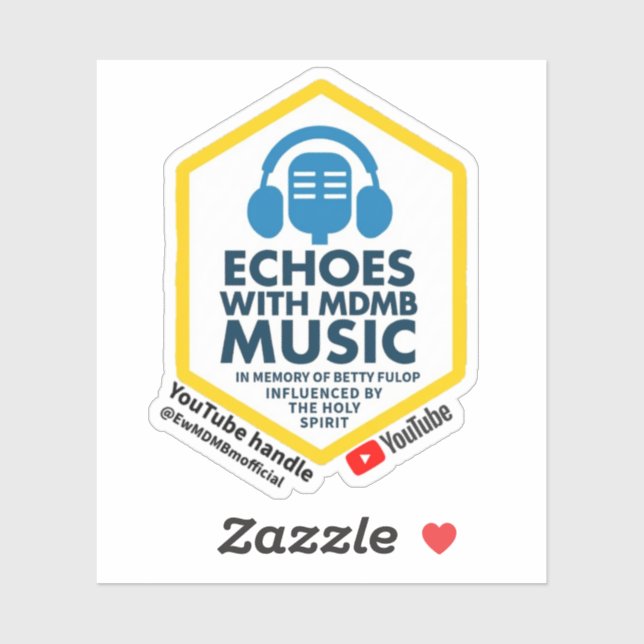 Echos with MDMB Music official sticker (Sheet)