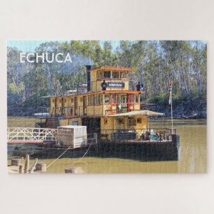 Echuca: Old paddlesteamer, Australia Jigsaw Puzzle