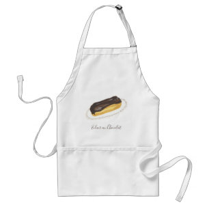 Éclair au Chocolat watercolor Standard Apron