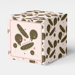 Eclair Doughnuts Cake Pops Valentine's Day Party  Favour Box