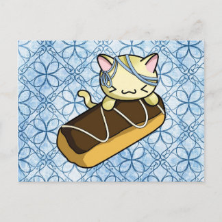 Eclair Kitty Postcard