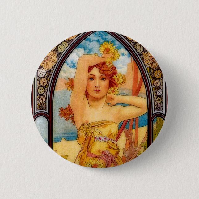 Éclat du jour / Light of Day 6 Cm Round Badge (Front)