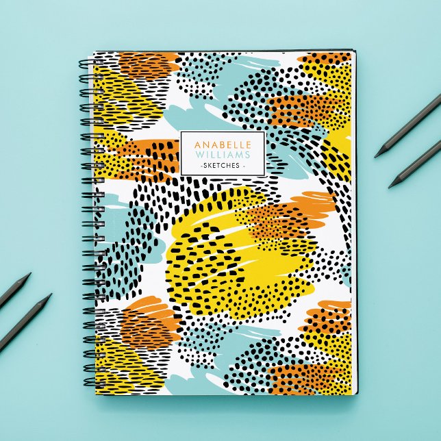 Eclectic Animal Print Personalised Notebook (Creator Uploaded)