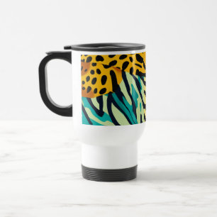 Eclectic Animal Prints Travel Mug – 15 oz