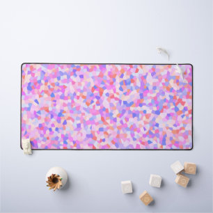 Eclectic Funky Boho Groovy Quirky Sprinkle Mosaic Desk Mat