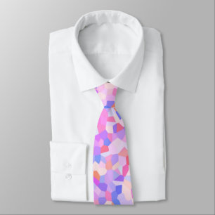 Eclectic Funky Boho Groovy Quirky Sprinkle Mosaic Tie