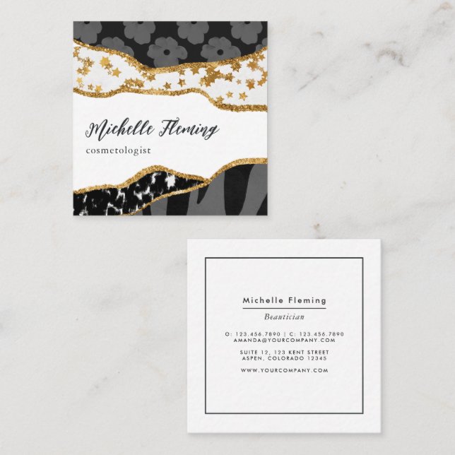 Eclectic Glitter Business Card (Front/Back)
