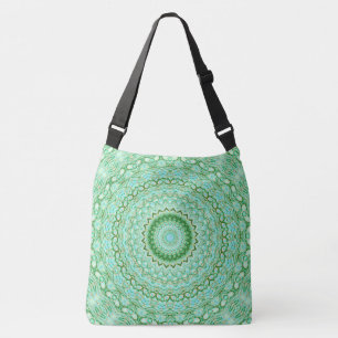 Eclectic Groovy Colourful Funky Boho Hippie Mandal Crossbody Bag