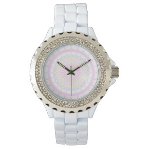 Eclectic Intricate Boho Colourful Pastel Mandala Watch