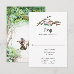 Eclectic Romance - Woodland Path Wedding RSVP