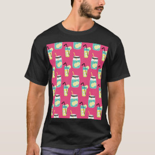 Eclectic summer elements, vintage seamless backgro T-Shirt
