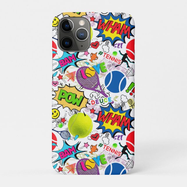 😍🤩Eclectic tennis🎾 pattern  Case-Mate iPhone Case (Back)