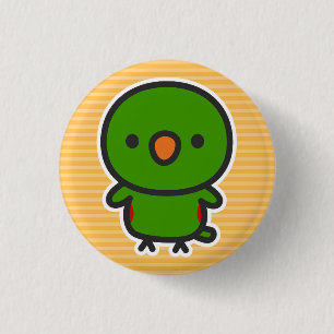 Eclectus Parrot / Male 3 Cm Round Badge