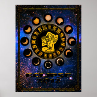 Eclipse 2012 by Garret Moore Poster