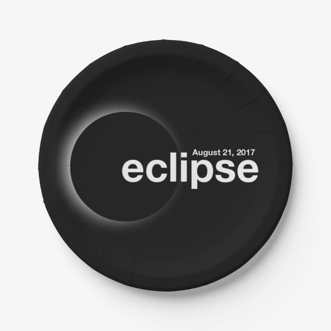 eclipse 2017 paper plate (Front)