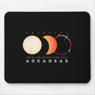 Eclipse 2024 Arkansas Total Eclipse Astronomy Grap Mouse Mat
