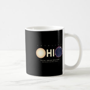 Eclipse 2024 Ohio Total Eclipse Astronomy Graphic  Coffee Mug