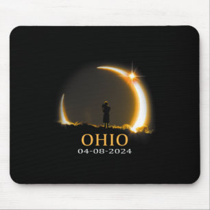 Eclipse 2024 Ohio Total Solar Eclipse 1  Mouse Mat
