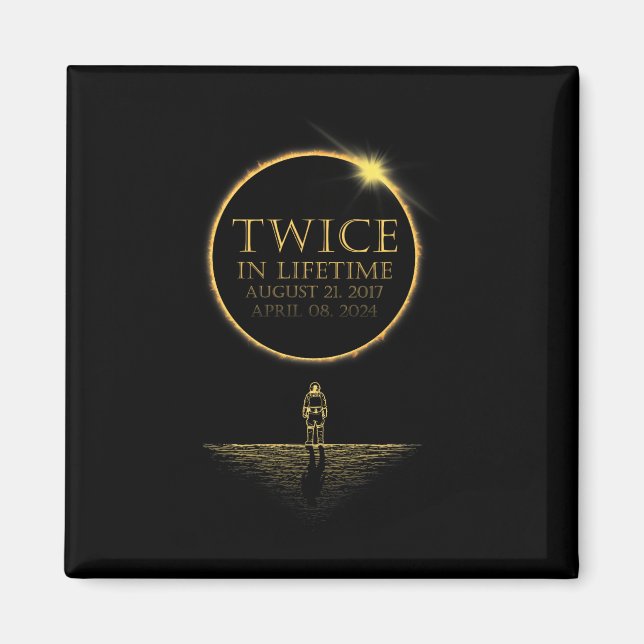 Eclipse 2024 Total 2024 Solar Eclipse 2024 040824  Magnet (Front)