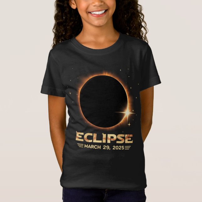 Eclipse 2025 Cool Astronomy lovers Solar Eclipse T-Shirt (Front)