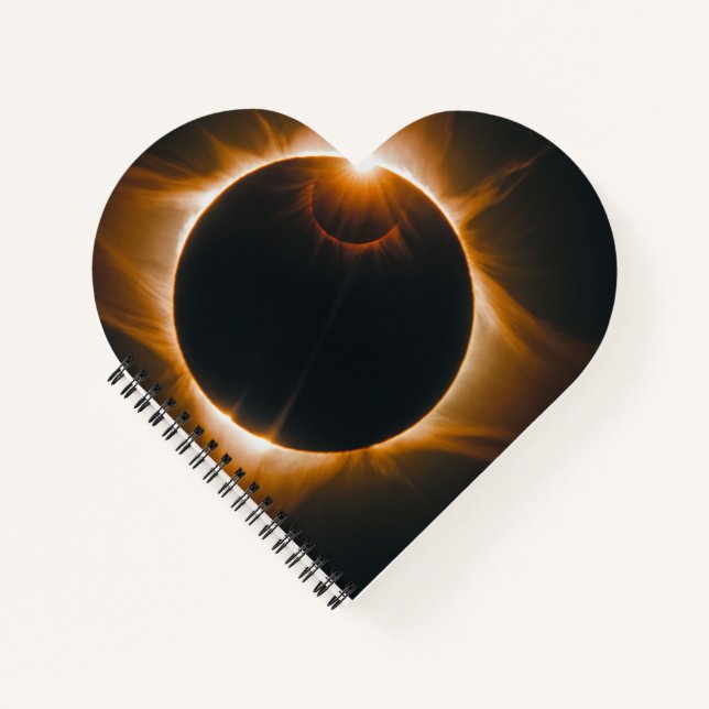 Eclipse and space Cosmos colours Notebook (Front)