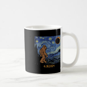 Eclipse Bigfoot Starry Night Sasquatch Men Women K Coffee Mug