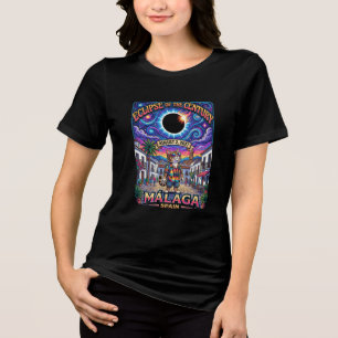 Eclipse Century Aug 2,2027 Malaga Spain Historic Tri-Blend Shirt