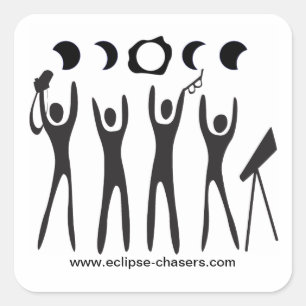 Eclipse Chasers logo stickers