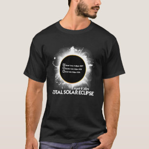 Eclipse Checklist Total Solar Eclipse April 8 2024 T-Shirt