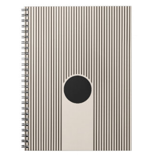 Eclipse Lines Pattern Notebook