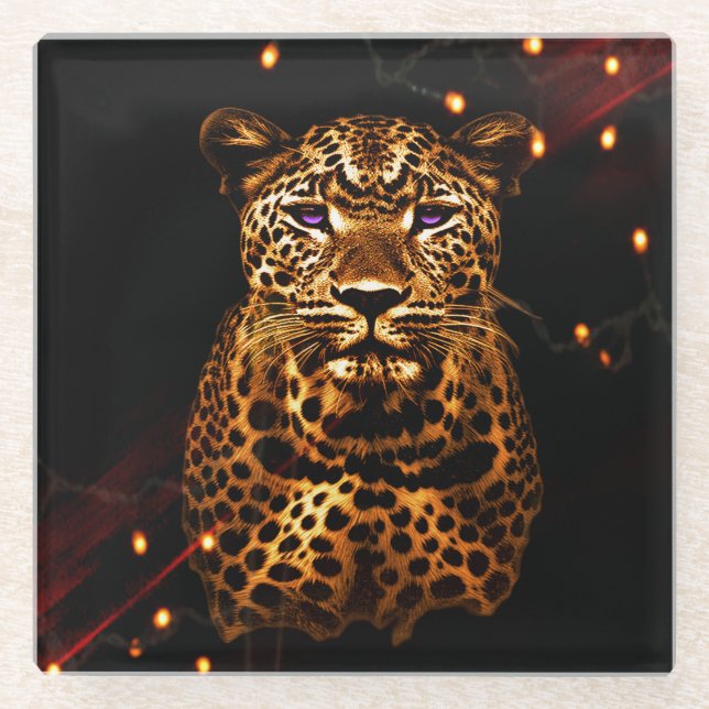 Eclipse Majesty Glass Coaster (Front)