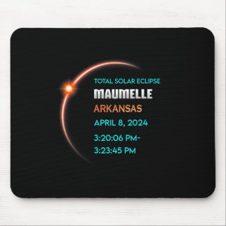 Eclipse Maumelle Arkansas Total Solar Eclipse 2024 Mouse Mat