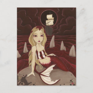 Eclipse - Mermaid postcard