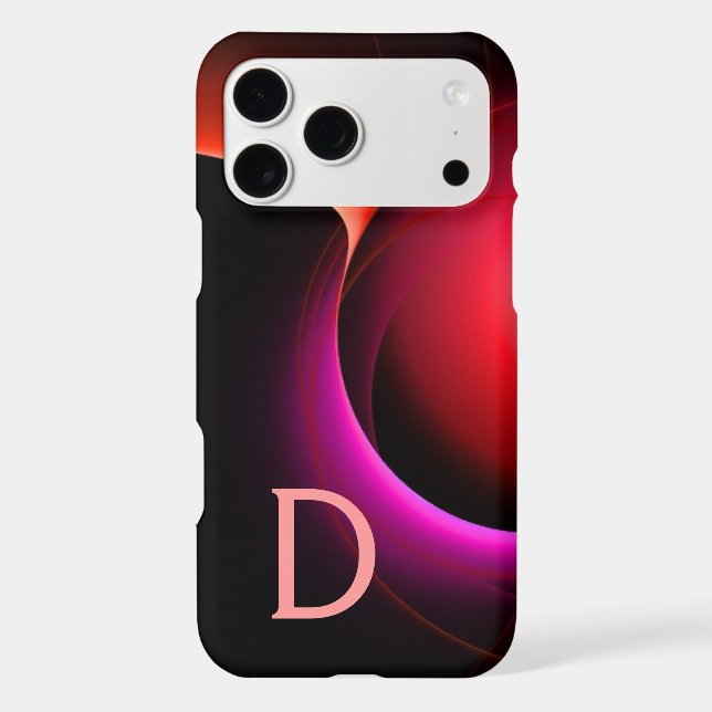 ECLIPSE MONOGRAM Vibrant black red pink (Back)