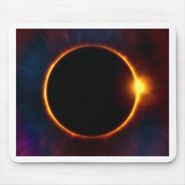 Eclipse Moon Sun Twilight Mouse Mat (Front)