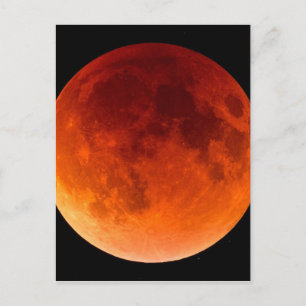 Eclipse of the Blood Moon Postcard