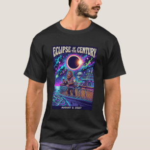 Eclipse Of The Century Bigfoot Alien 2027 T-Shirt