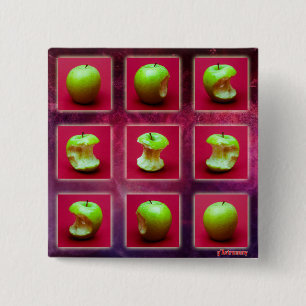 Eclipse Of The Green Star 15 Cm Square Badge