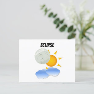 Eclipse Party Invitation Postcard