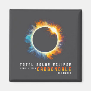 Eclipse Solar Total April 8 2024 Carbondale Illino Magnet