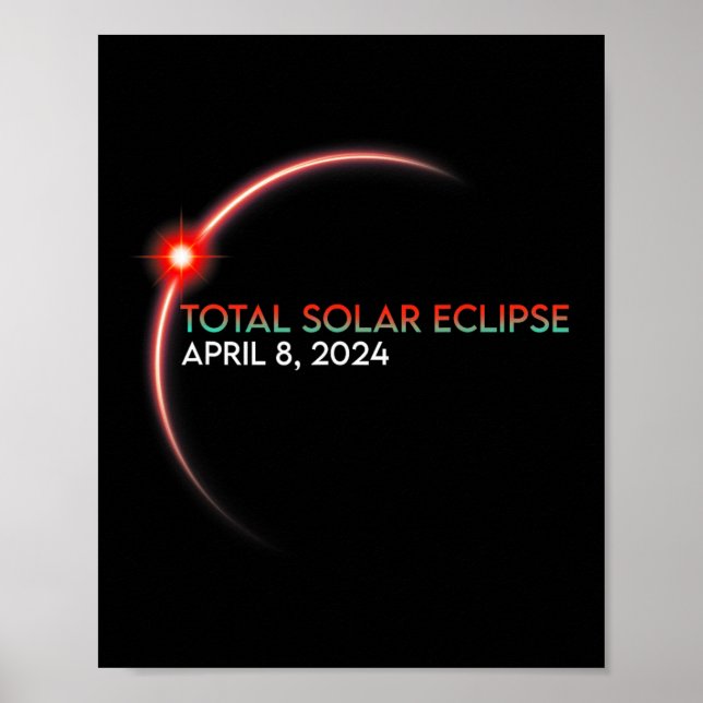Eclipse Total Solar Eclipse 2024 2  Poster (Front)