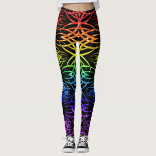 Eclipse Wallpaper ( Rainbow 2 ) Leggings