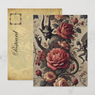 Eclipsed Grace – Gothic Victorian  Holiday Postcard