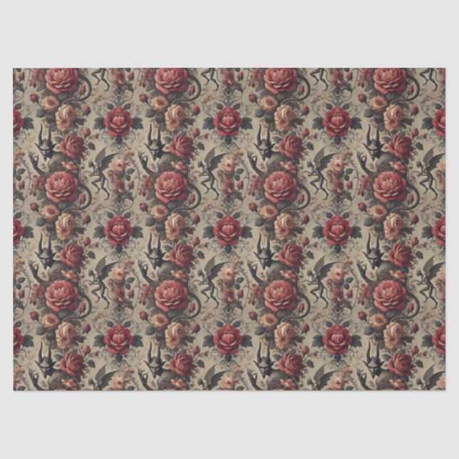 Eclipsed Grace – Gothic Victorian  Tissue Paper (Front)