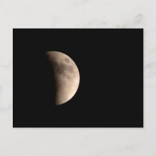 Eclipsing Moon Postcard