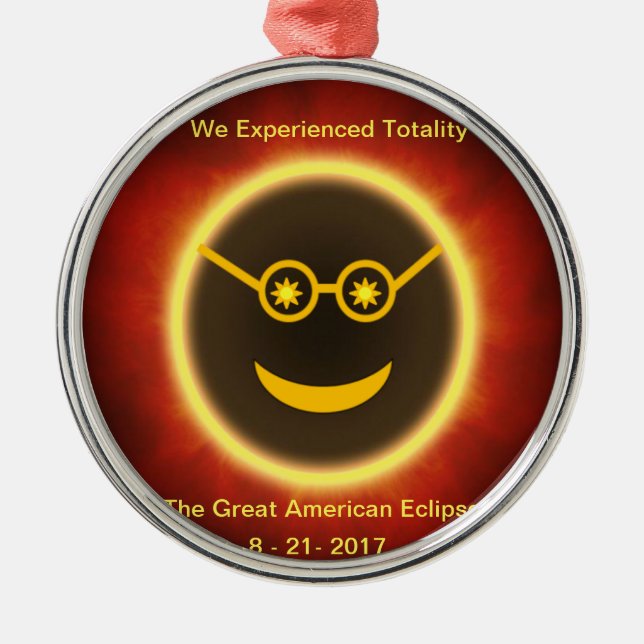 Ecliptomaniac Face Metal Tree Decoration (Front)
